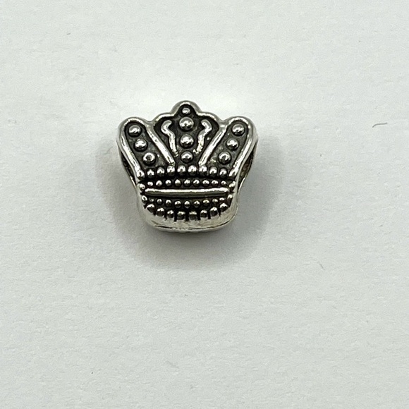 Crown  Charm for European Style Bracelets Fits Pandora Systems Queen Charms - Picture 6 of 8